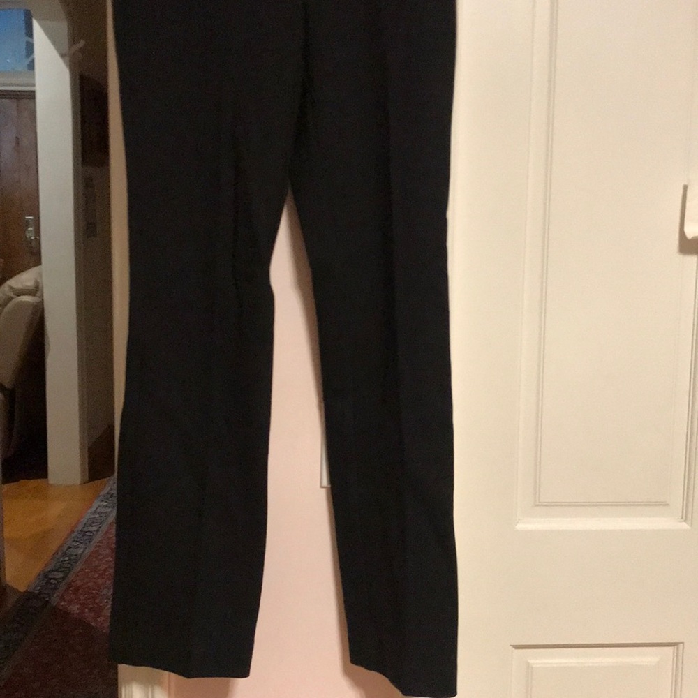 BLACK BOOT LEG WOMENS SLACKS